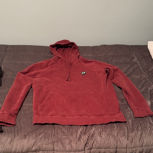 Under Armour Other - Under Armour Burgundy Pullover Hoodie
